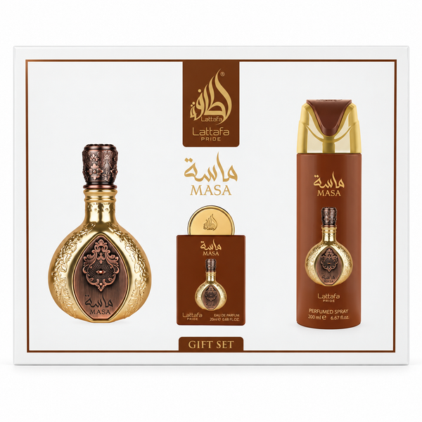 Lattafa Pride Masa 3-Piece Gift Set