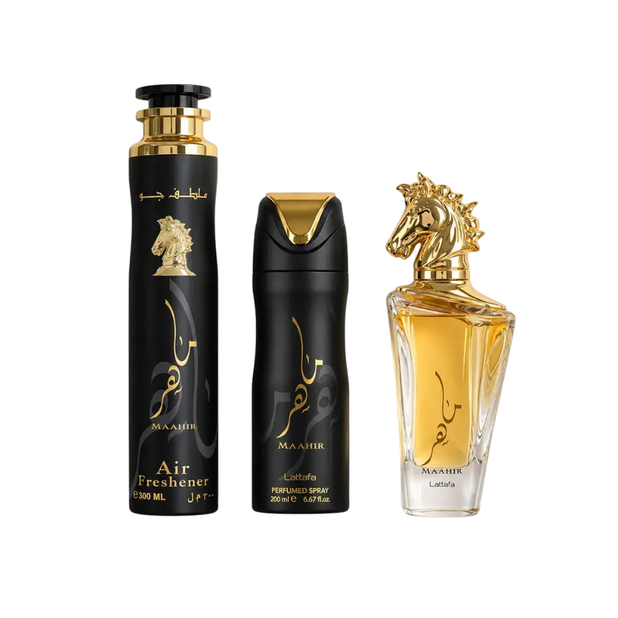 Lattafa Maahir 3-Piece Gift Set