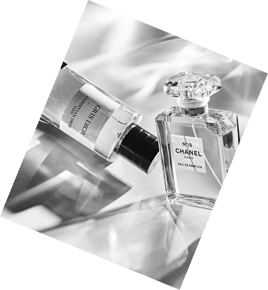 Floating perfume image